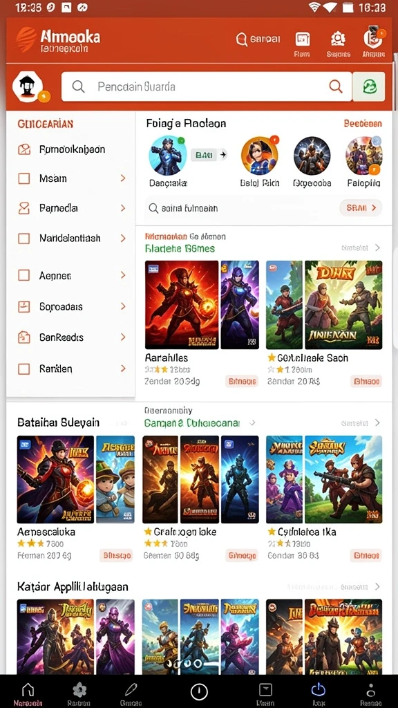 Screenshot menunjukkan tampilan antarmuka yang menarik dan mudah digunakan.