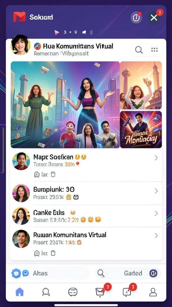 Layar permainan saat menyelesaikan misi penuh tantangan.