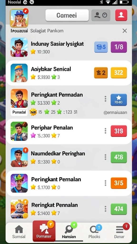 Tampilan antarmuka yang menarik dan mudah digunakan.