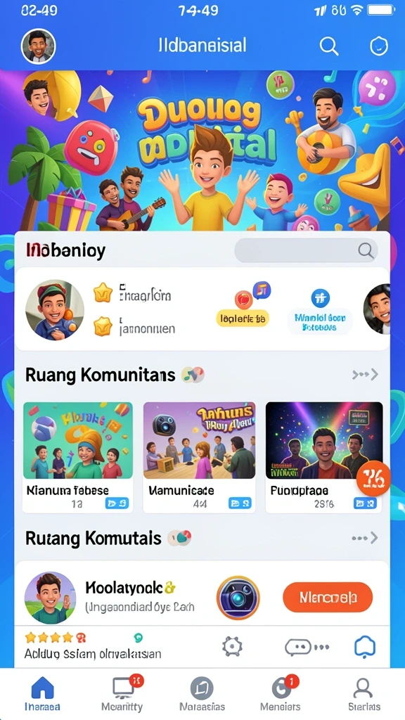 Tampilan antarmuka ANGKABET yang menarik dan mudah digunakan.