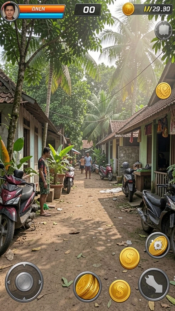 Tampilan menu utama yang menarik dan mudah dinavigasi.