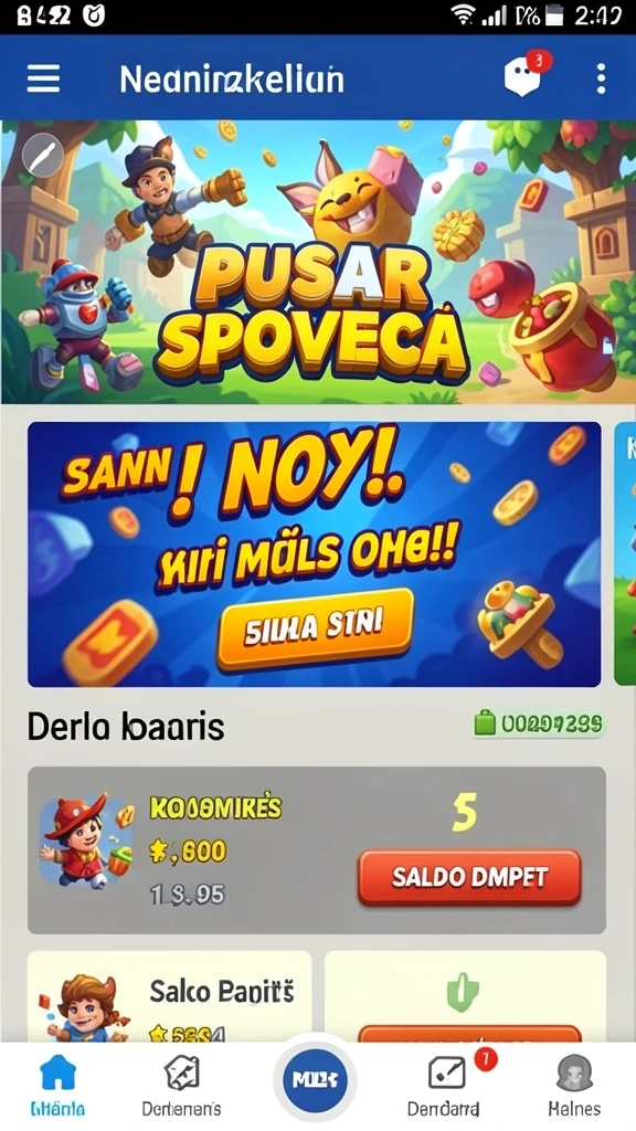 Tampilan antarmuka yang menarik dan modern.