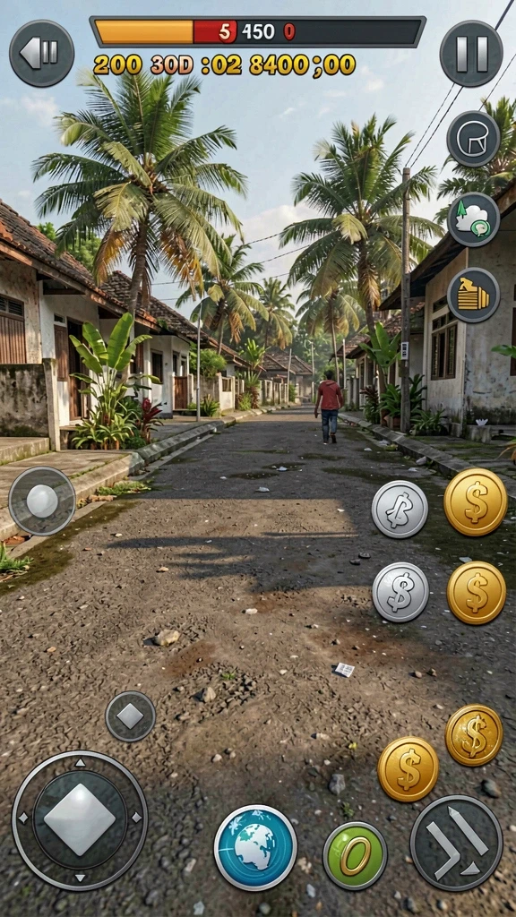 Tampilan layar utama ASKASINO yang menarik.