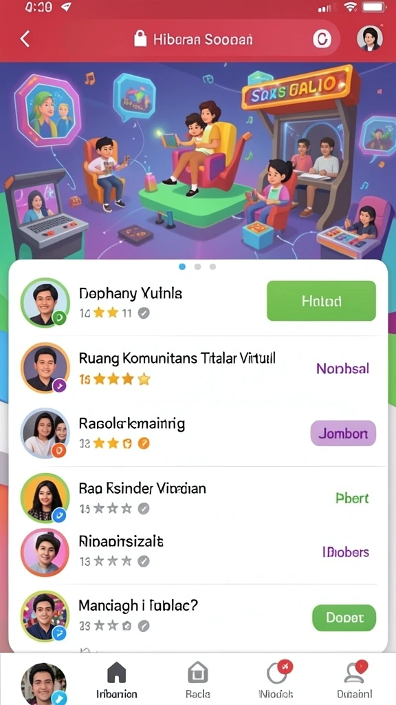 Mode multiplayer yang kompetitif dan seru.