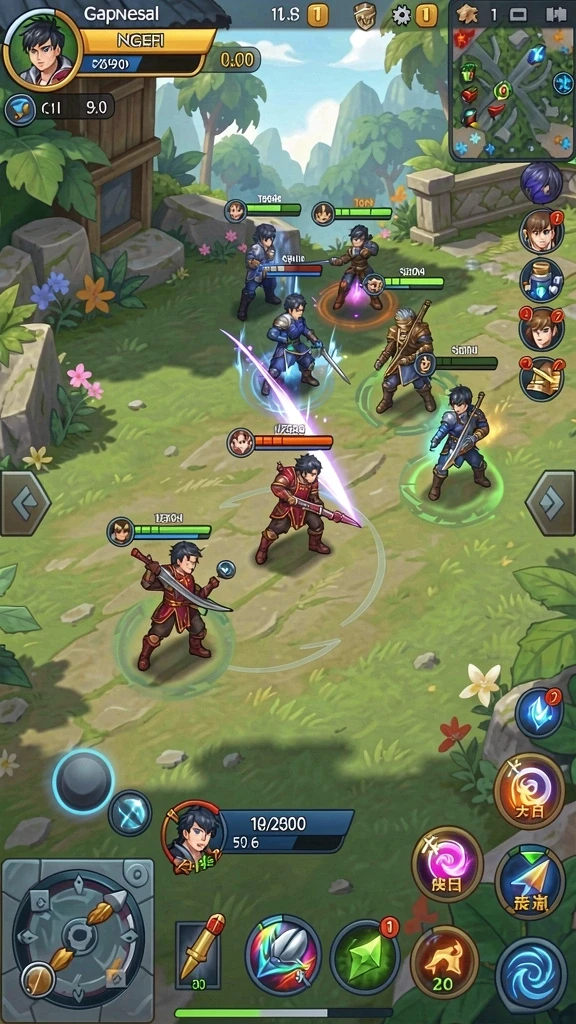 Gameplay yang seru dengan banyak mode permainan.