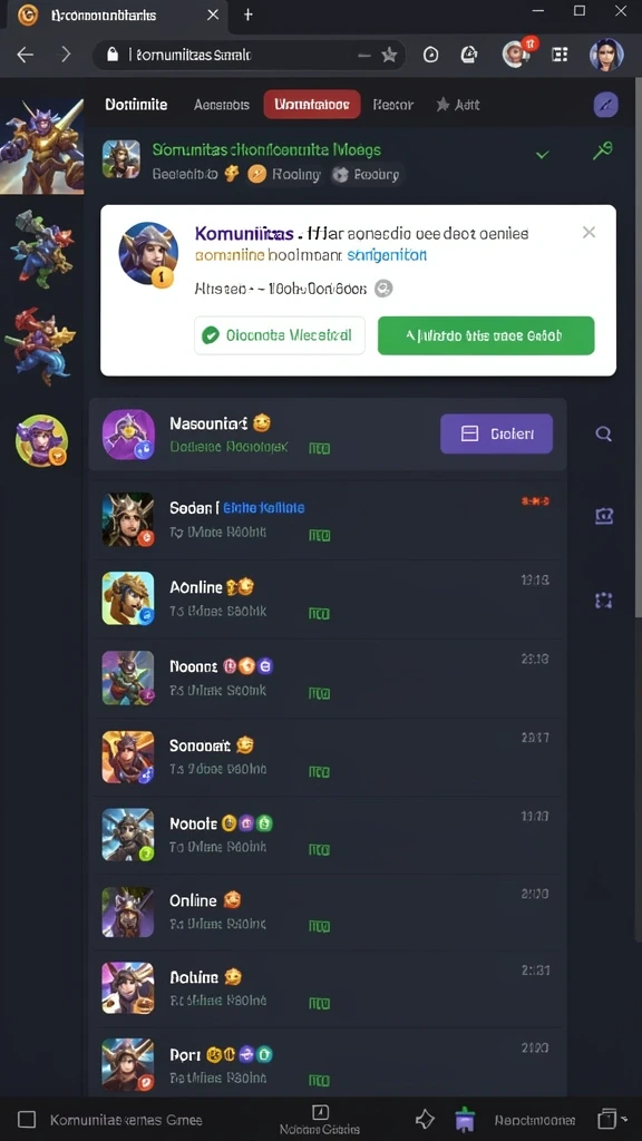 Karakter-karakter menarik dengan desain yang unik.