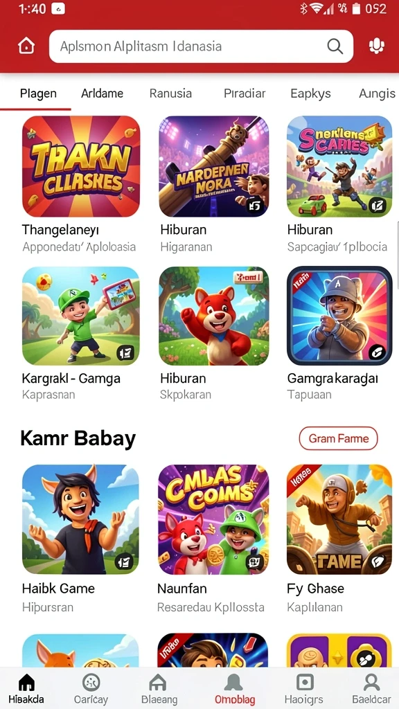 Beragam karakter dan item yang menarik.