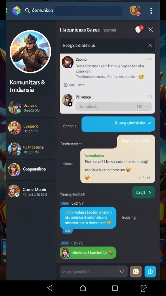 Tampilan antarmuka yang modern dan menarik.