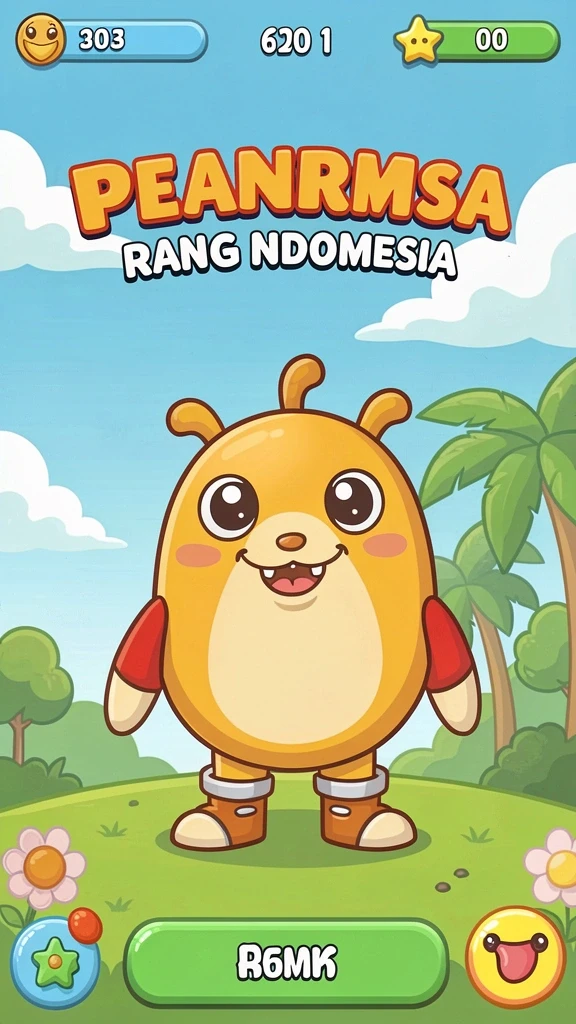 Tampilan menu utama yang menarik dan mudah dinavigasi.