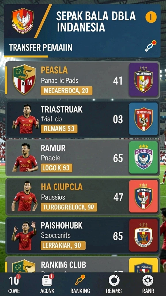 Tampilan awal permainan yang menarik dan informatif.