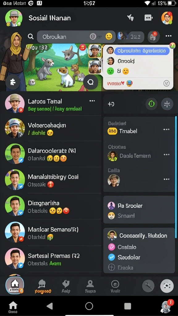 Screenshot menunjukkan tampilan utama aplikasi JONITOGEL yang user-friendly.
