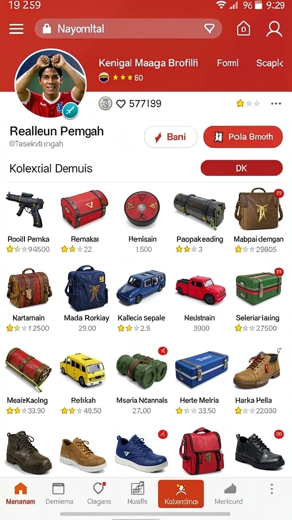 Karakter-karakter unik dengan kemampuan yang beragam.