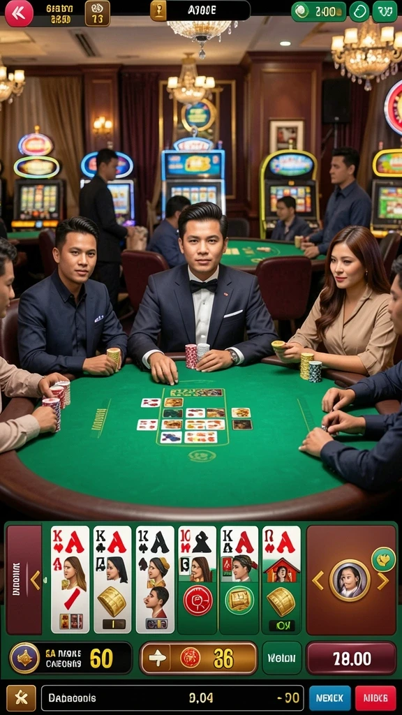 Screenshot permainan multiplayer yang seru dengan teman-teman.