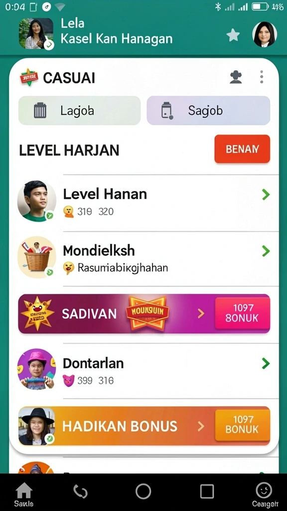 Mode permainan yang beragam dan menyenangkan.