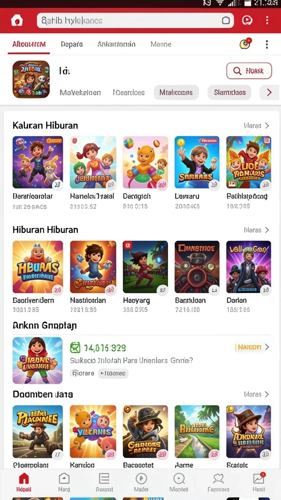 Antarmuka pengguna yang menarik dan intuitif.