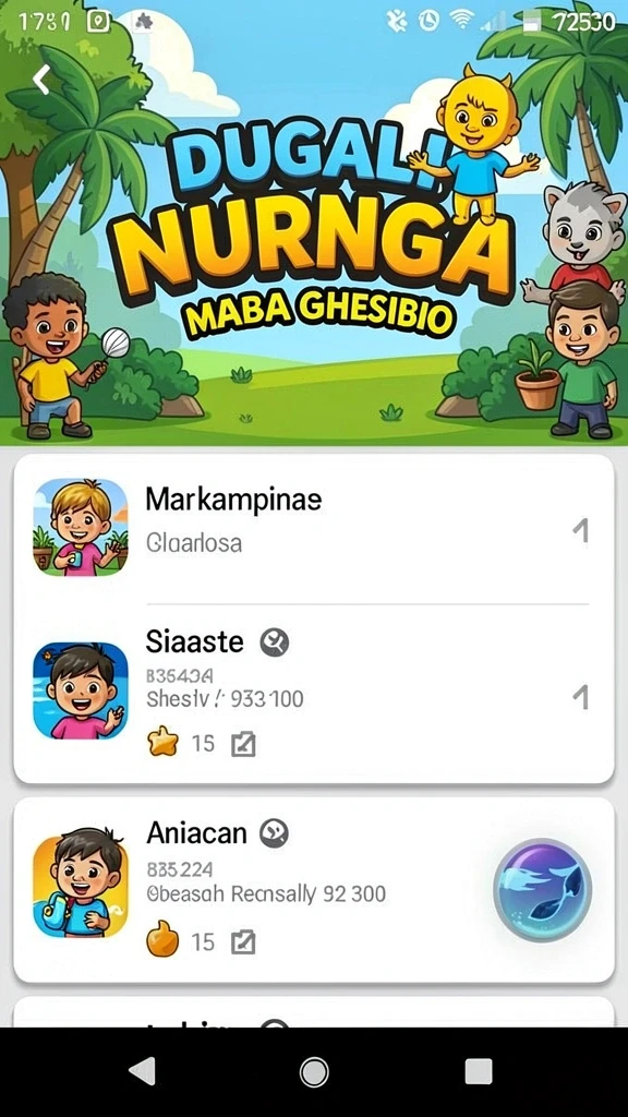 Gameplay yang seru dan penuh tantangan.
