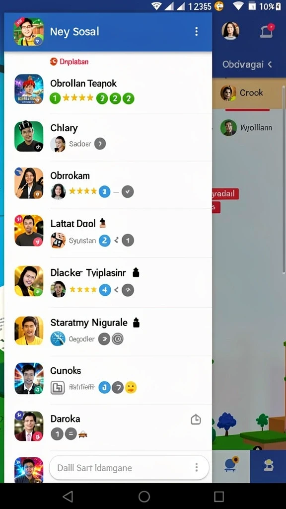 Tampilan utama aplikasi NEKO4D yang user-friendly.
