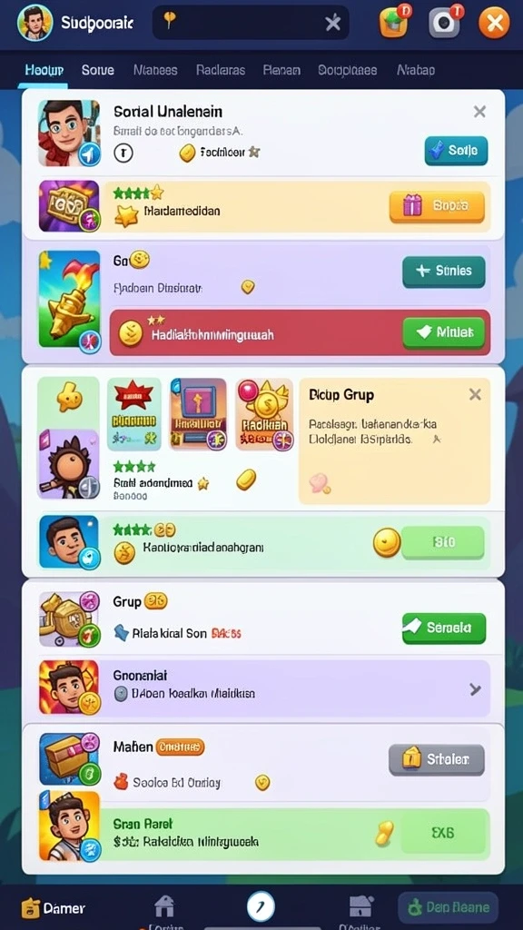 Level-game yang penuh tantangan dan menyenangkan.