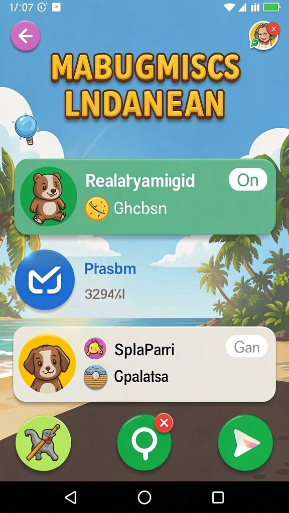 Suasana permainan yang mendebarkan.