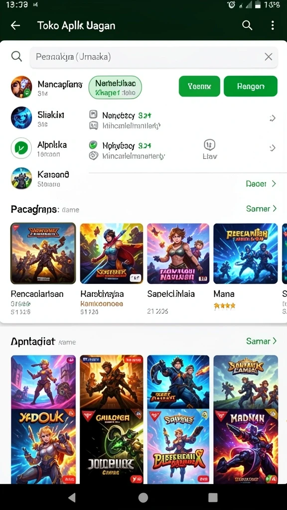 Tampilan antarmuka yang user-friendly.
