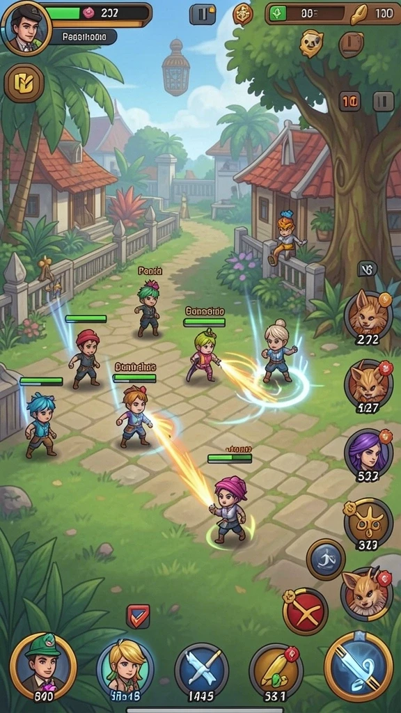 Karakter unik dengan desain yang menarik.