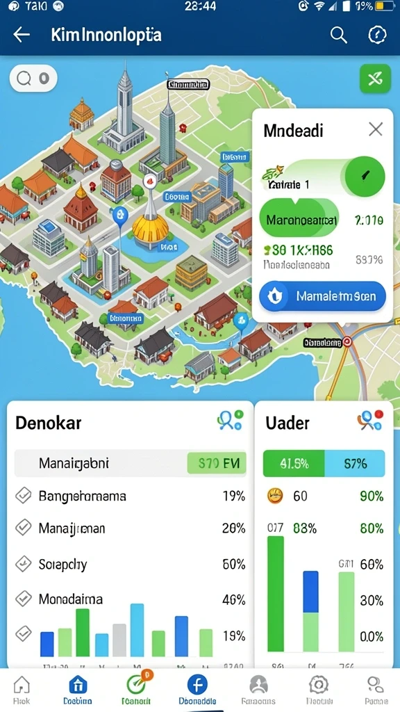Tampilan awal yang menarik dan mudah dinavigasi.