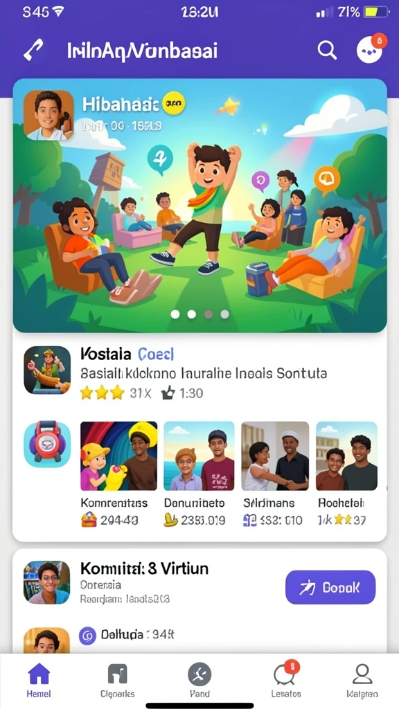 Fitur permainan terbaru yang mengasyikkan dan interaktif.
