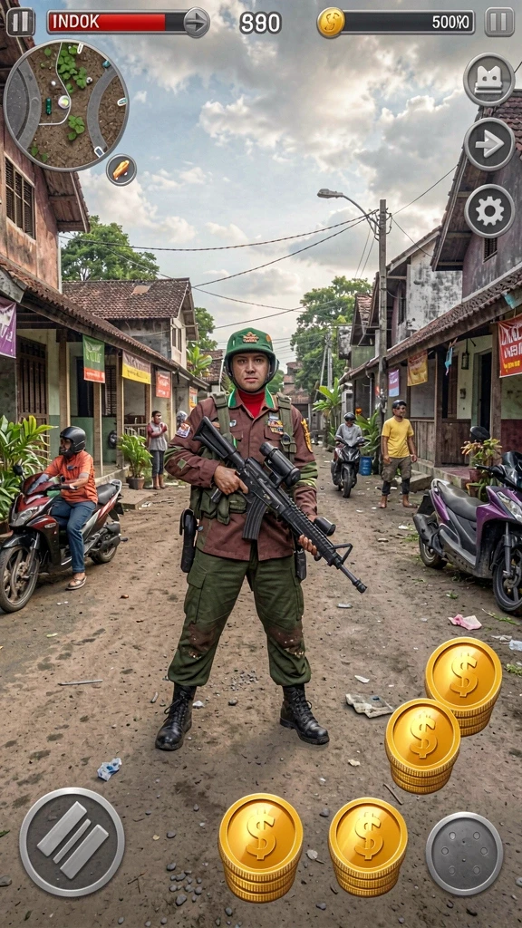 Tampilan antarmuka pengguna yang jelas dan menarik.