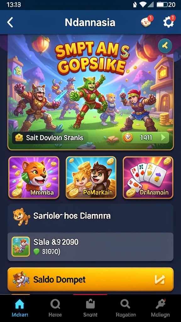 Mode permainan baru yang seru dan menantang.